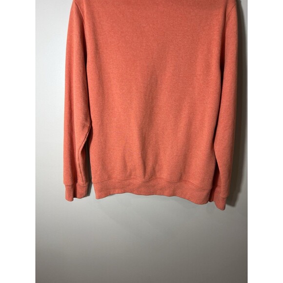 NORTH FACE Men's Medium Orange Hoodie Sweatshirt Outdoors Nature - Picture 8 of 9